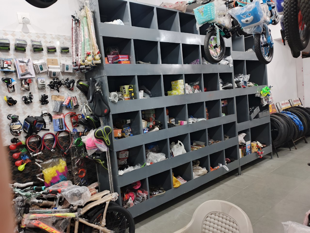 Close-up bicycle parts